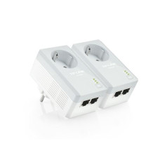 TP-Link Powerline AV500 Starter Kit met 2 netwerkaansluitingen en stopcontact
